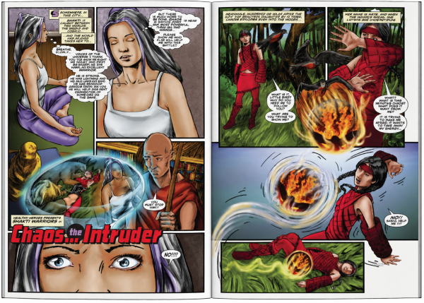 Story - Comic book spread